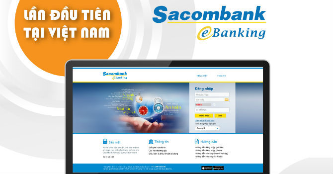 Thủ tục đăng ký internet banking sacombank rất đơn giản, lại không tốn nhiều thời gian